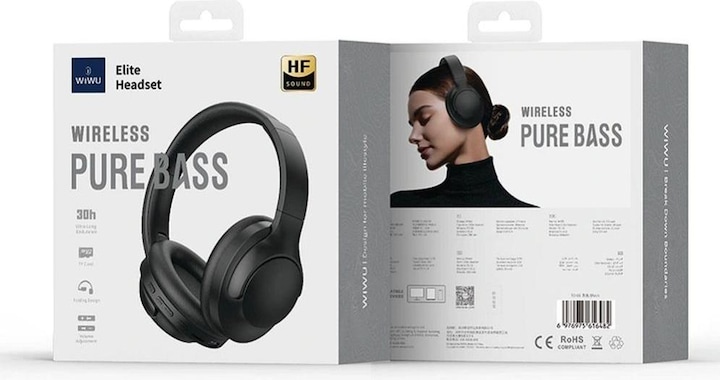 Immagine prodotto Wiwu Wireless charger - Elite Headset TD-08 Wireless Bluetooth Headphone (Senza fili)