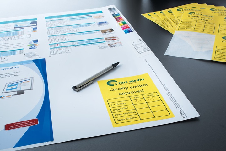 Actual product image Herma Colour labels A4 removable