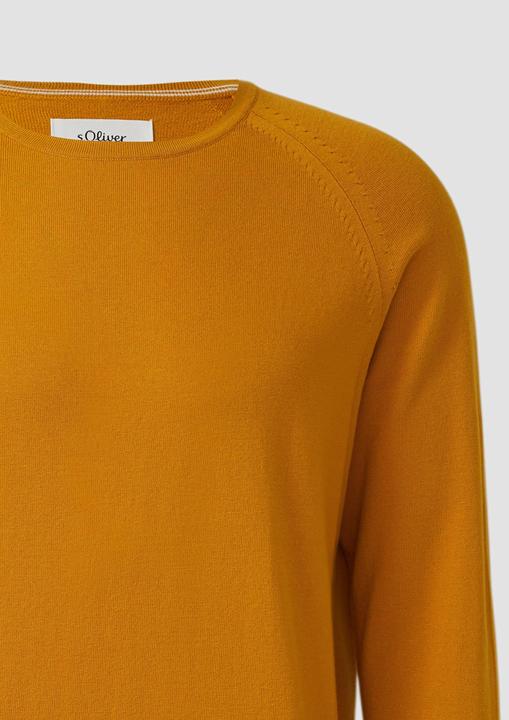 Produktbild s.Oliver Strickpullover Raglanpullover aus reiner Baumwolle (S)