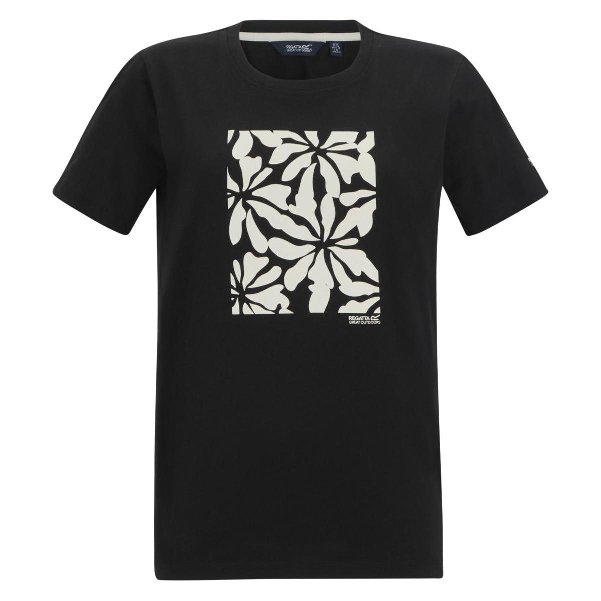 Regatta, Damen, Shirts, Filandra Vx, Schwarz, (44)