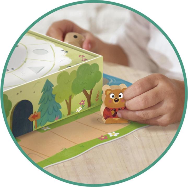 Productafbeelding Jumbo Goula Bear Adventure - Kids Board Games, Capture the Flag Game - Reach the Mountain & Develop Early (Duits, Engels, Nederlands, Spaans, 2 - 4 Spelers)