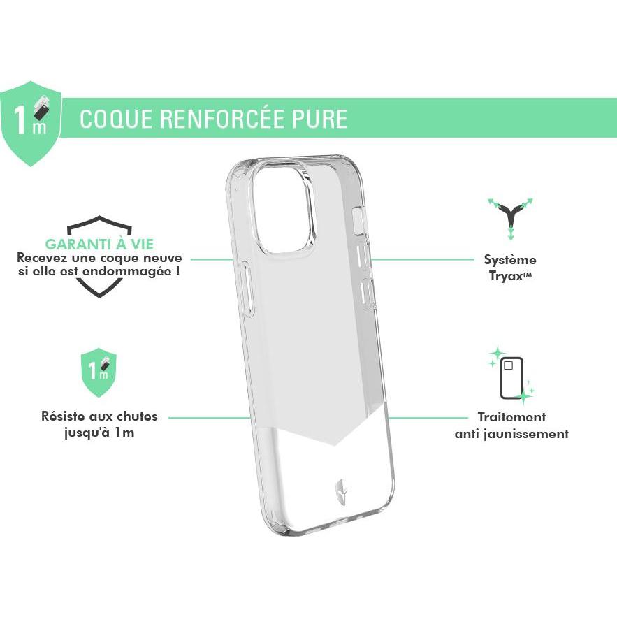 Thumbnail - Force Pure (Apple iPhone 13 mini), Smartphone Hülle, Transparent