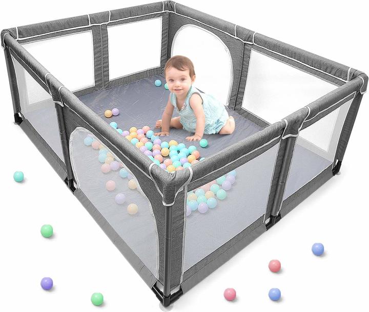 Actual product image Yobest Baby playpen (141 cm, 184 cm)