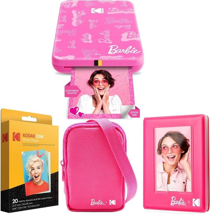 Kodak Barbie Step Slim Wireless Instant Photo Printer (Colour)