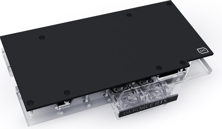 Actual product image Alphacool Ice Block Aurora GPX-N RTX 3070 TUF/Dual with Backplate - Acrylic + Nickel