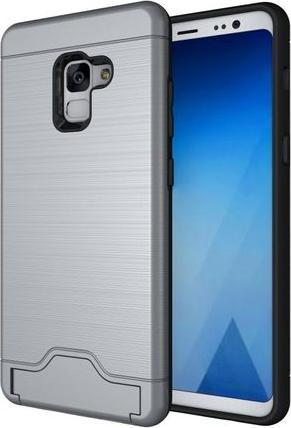 Actual product image MU Classic Hard and soft plastic cover with kickstand (Samsung Galaxy A8 (2018))