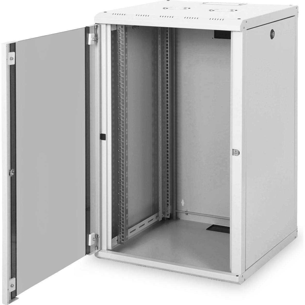 Thumbnail - Digitus DN-19 20-U-6/6 Wandschrank (20 HE, 19 Zoll Rack), Serverschrank, Grau