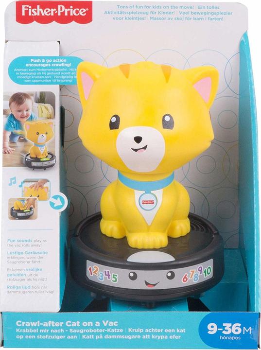 Produktbild Fisher-Price Krabbel mir nach - Saugroboter-Katze