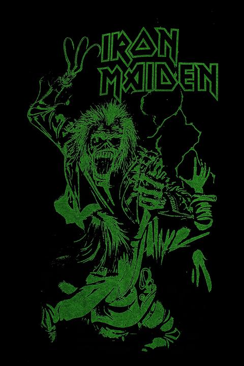 Produktbild Iron Maiden Fire Ring - Glow In The Dark (S)