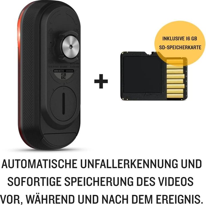 Actual product image Garmin Varia RCT716 Radar (Built-in microphone, HD)