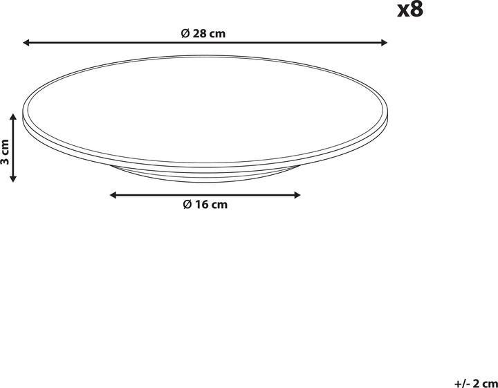 Produktbild Beliani Juniper (8x)