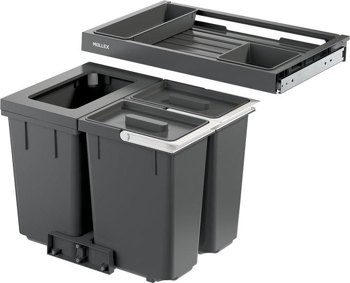 Müllex Systèmes de déchets à poser X-LINE X60 M17 Premium (20 l)