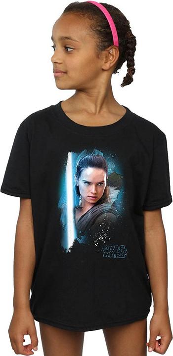 Actual product image Star Wars Girls Rey Brushed Cotton T-Shirt (116)
