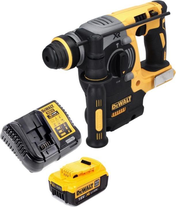Actual product image DeWalt DCH 273 M1 Battery combi hammer 18 V 2.1 J SDS Plus Brushless + 1x battery 4.0 Ah + charger