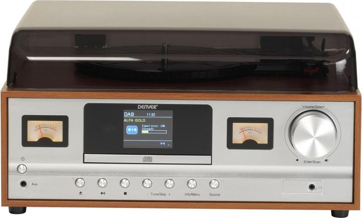 Immagine prodotto Denver MRD-52LW Sistema musicale retrò effetto legno chiaro (Manuale)