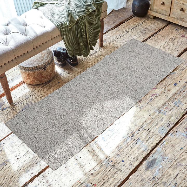 Produktbild Loberon Läufer Kaleema hellgrau (80 x 250 cm)
