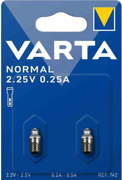 Produktbild Varta Glühbirnchen 742 (E10, 6.49 lm, 2 x)