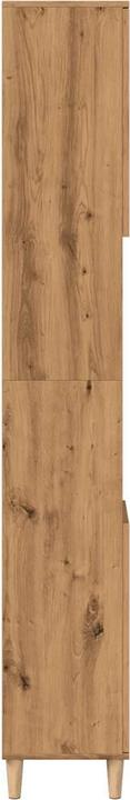 Actual product image VidaXL Badschrank Hochschrank Badezimmerschrank Badmöbel Schrank Artisan-Eiche (30 x 30 x 190 cm)