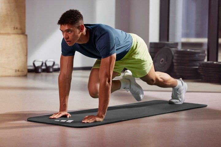Actual product image adidas Fitness mat, 10mm, grey