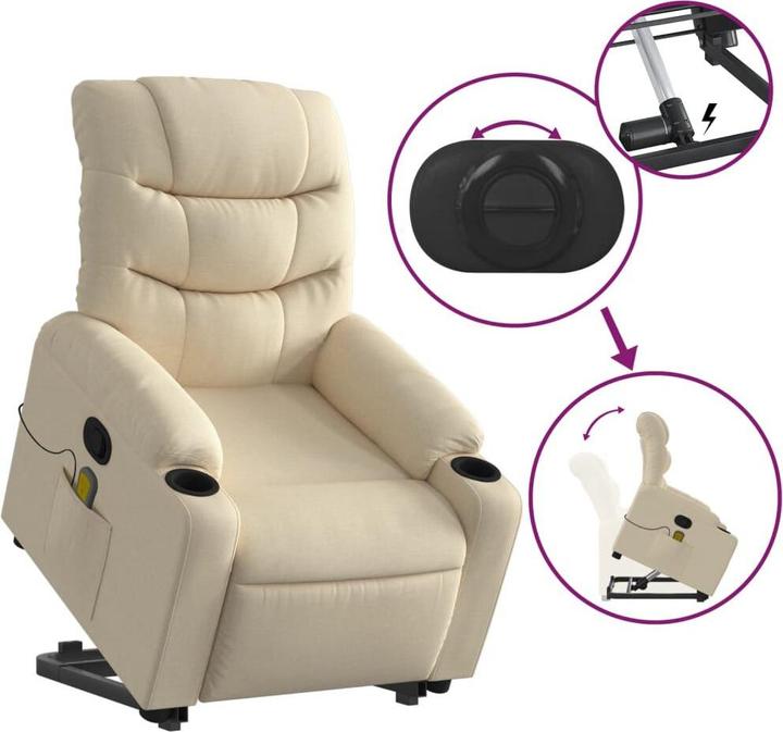 Image du produit vidaXL Massagesessel mit Aufstehhilfe