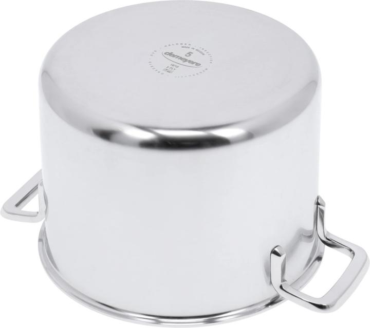 Actual product image Demeyere Intense 5 Soeppot 20 cm met dubbelwandig deksel (Pot, Stainless steel)