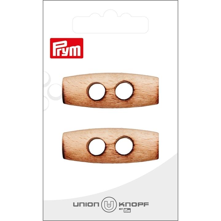 Actual product image Prym Buttons 2-hole 41 mm, 2 pieces, cream