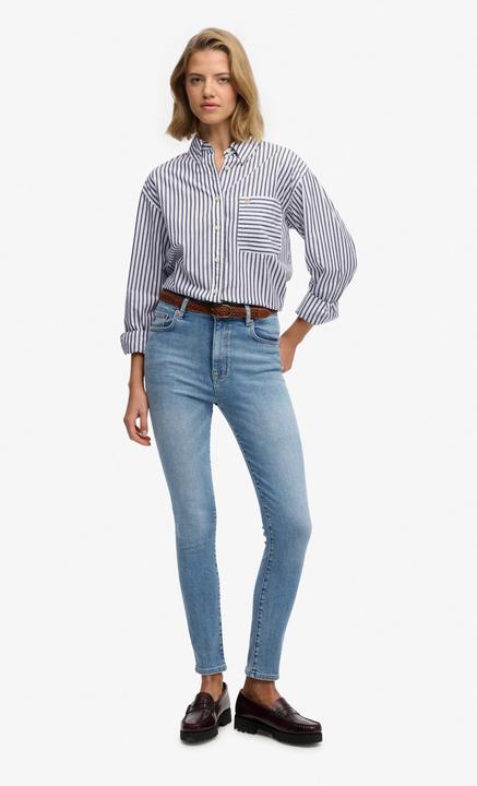 Immagine prodotto Superdry Poplin Langarmhemd mit lockerer Passform (L, M)