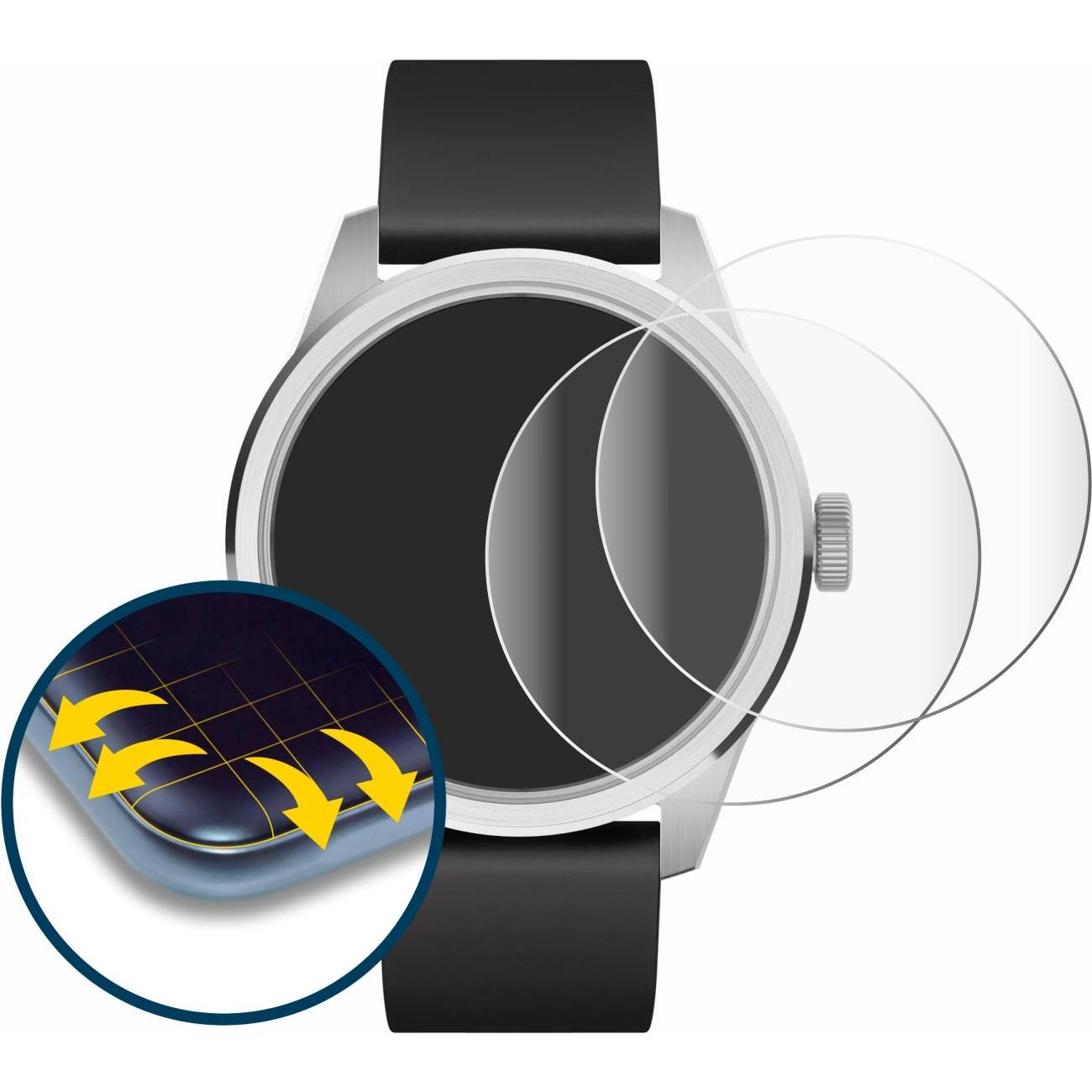 Thumbnail - BROTECT Full-Cover Displayschutz, Smartwatch Schutzfolie, Transparent