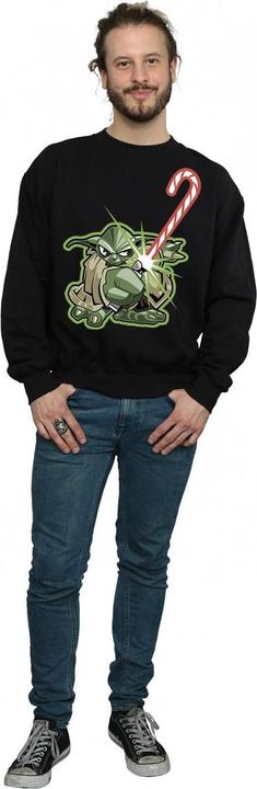 Produktbild Star Wars Yoda Christmas Candy Cane Sweatshirt (3XL)