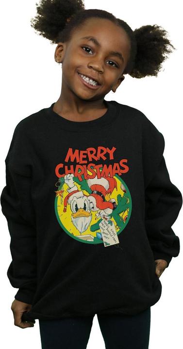 Produktbild Disney Donald Duck Merry Christmas Sweatshirt Mädchen (152, 158)