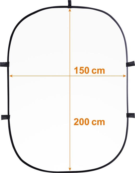 Produktbild Walimex 2in1 Falthintergrund (145 cm, 200 cm)
