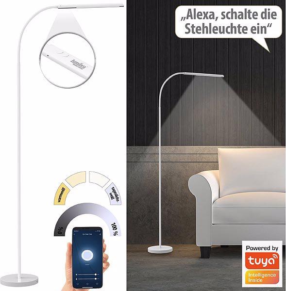 Produktbild Luminea Smarte WLAN-Stehleuchte (600 lm)