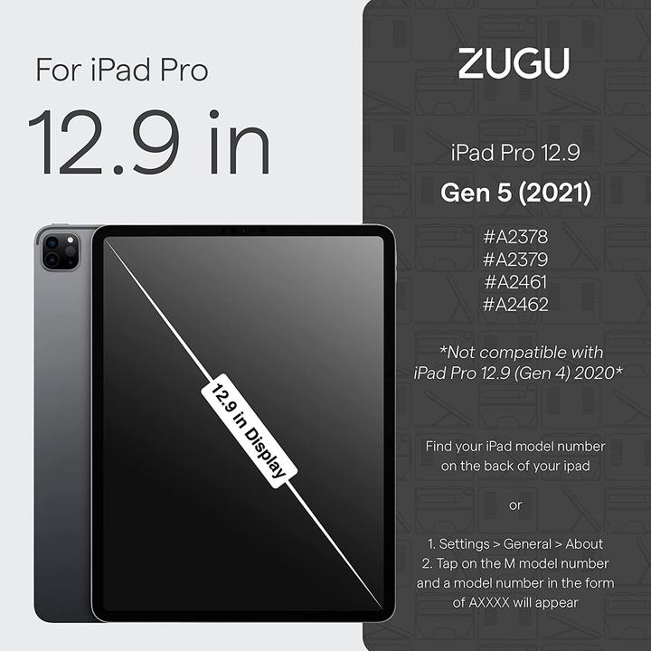 Actual product image Zugu case iPad cover