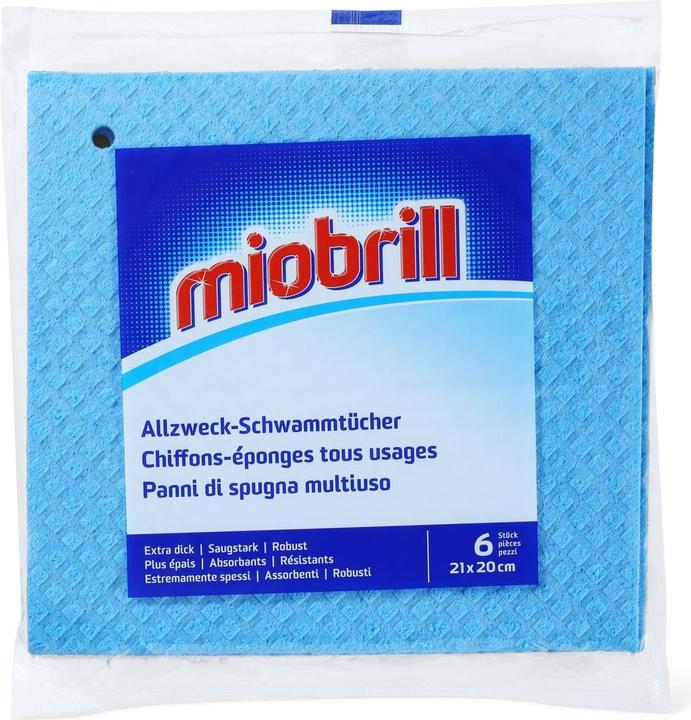 Miobrill All-purpose sponge wipes (6 pcs.)