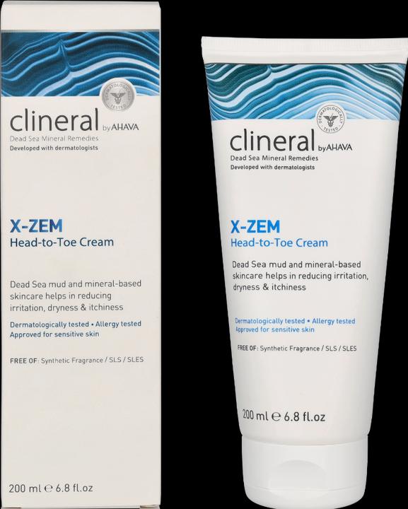 Immagine prodotto Ahava Crema intensiva per tutto il corpo Clineral X-ZEM (Crema dalla testa ai piedi) 200ml (Crema corpo, 200 ml)