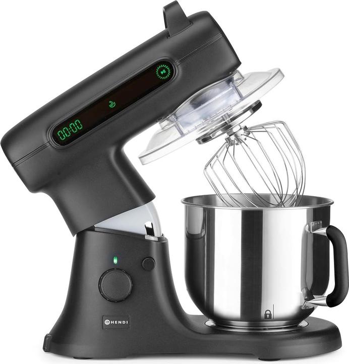 Productafbeelding Hendi Planetenrührer Blackbolt PRO,, 7L, Schwarz, 220-240V/800W, 470x263x(H)413mm (800 W, 7 l)
