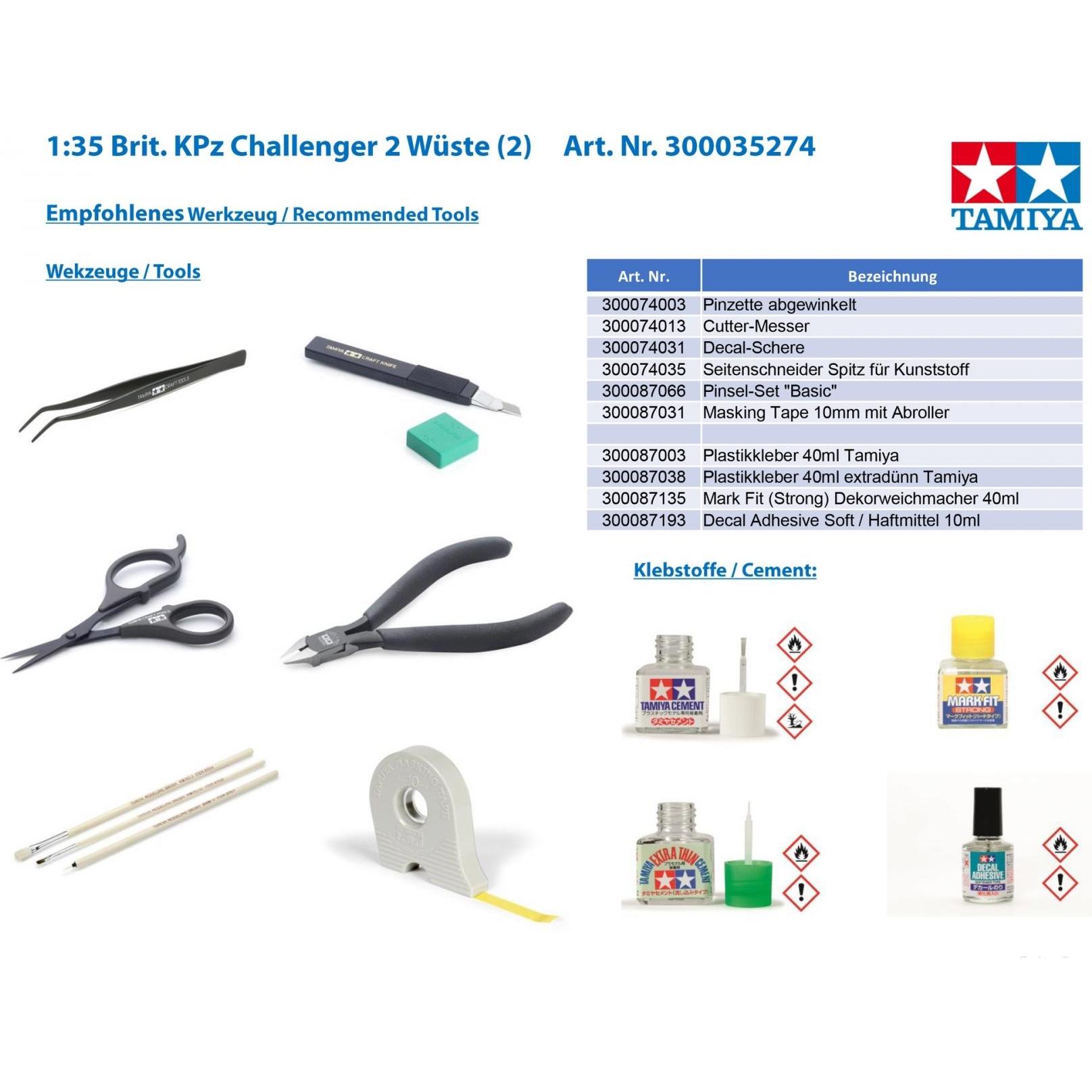 Thumbnail - Tamiya 1:35 Brit. KPz Challenger 2 Wüste (2)