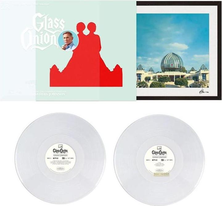 Actual product image Mondo Glass Onion: A Knives Out Mystery Original Motion Picture Soundtrack by Nathan Johnson Vinyl 2xLP (R (Nathan Johnson)