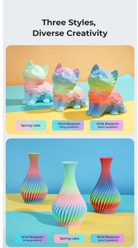 Image du produit Creality Hyper PLA (PLA, 1.75 mm, 1000 g, Multicolore)