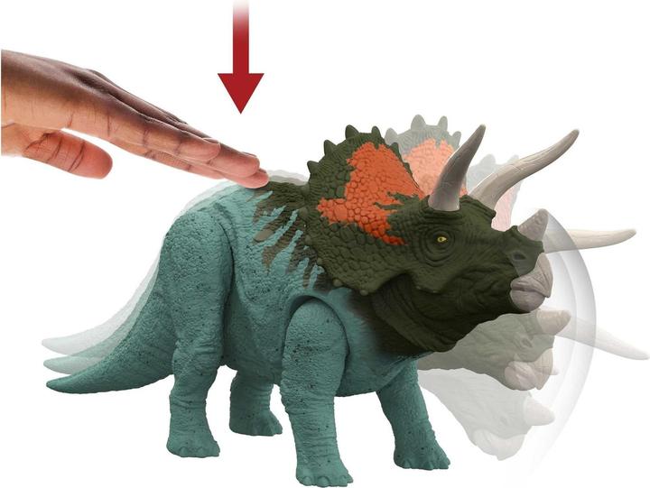 Actual product image Jurassic World ROAR STRIKERS Triceratops