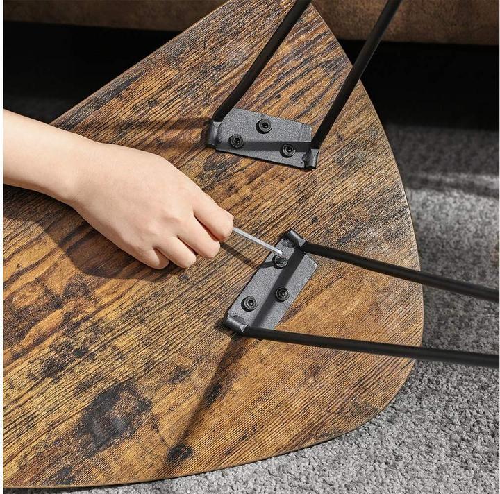 Image du produit Vasagle Ensemble de tables basses en bois marron (52 x 60 x 47.50 cm)