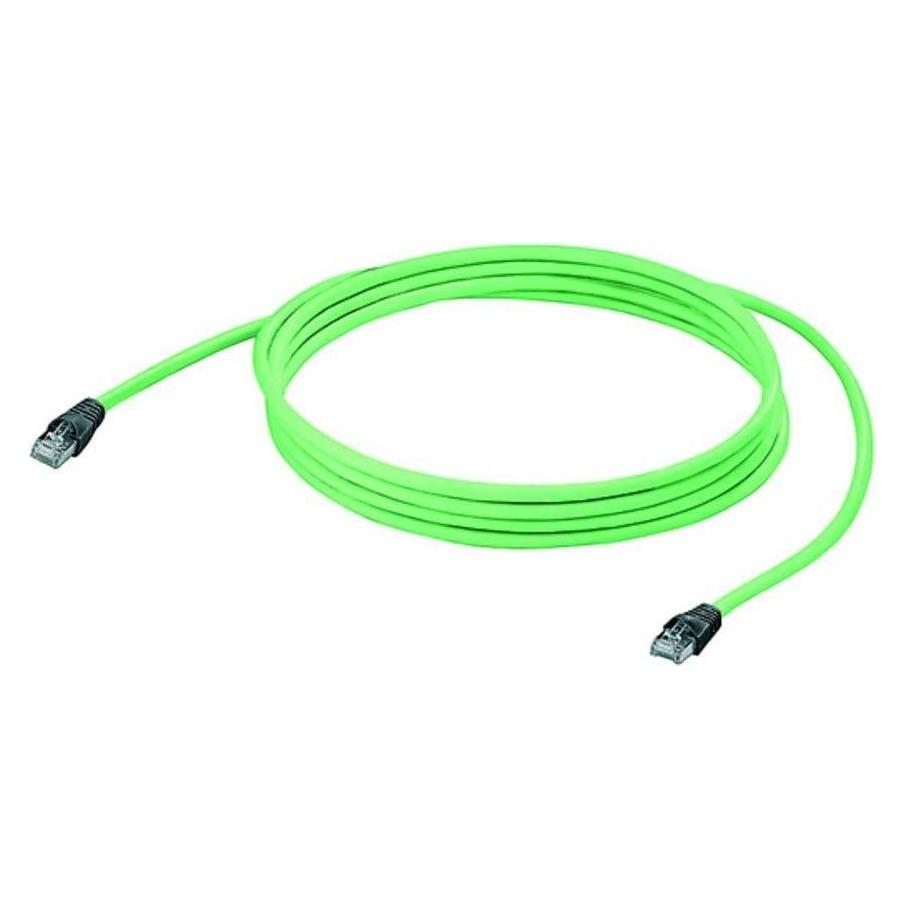 Weidmüller Verde Weidmller Cavo Di Connessione Di Rete Rj45 Cat 5, Cat 5E Sf/Utp 5,00 M Ritardante Di Fiamma (Sf/Utp, Cat5e, 5 M), Cavo Di Rete
