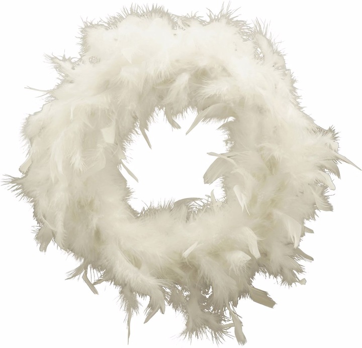 Actual product image Exner Garten und Wohnaccessoires Wreath Feather (1 x, 25 x 25 x 3.5 cm)