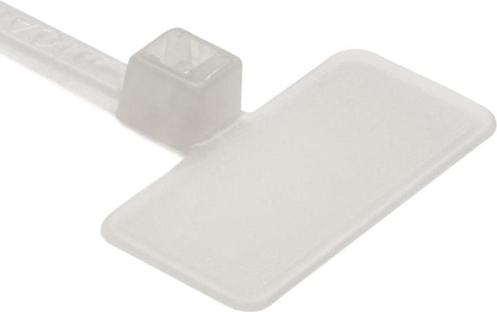 Actual product image HellermannTyton Cable tie marker 21x9mm IT18FL (Plastic cable ties, 110 mm, 100 pcs.)