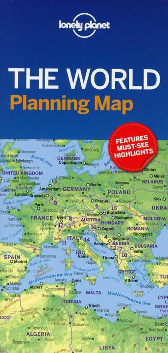 Produktbild Lonely Planet The World Planning Map