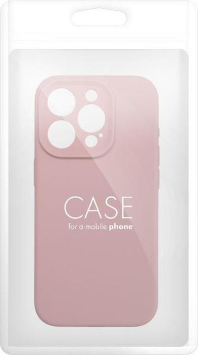 Actual product image OEM Back panel cover Case SILICONE 2mm for IPHONE 16 sand pink (Apple iPhone 16)