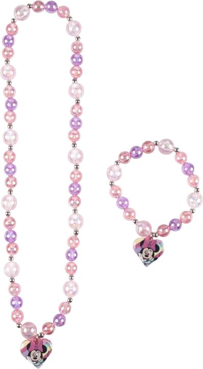 Image du produit Minnie Mouse Collier et bracelets Set 2 pièces Rose (multicomposition)