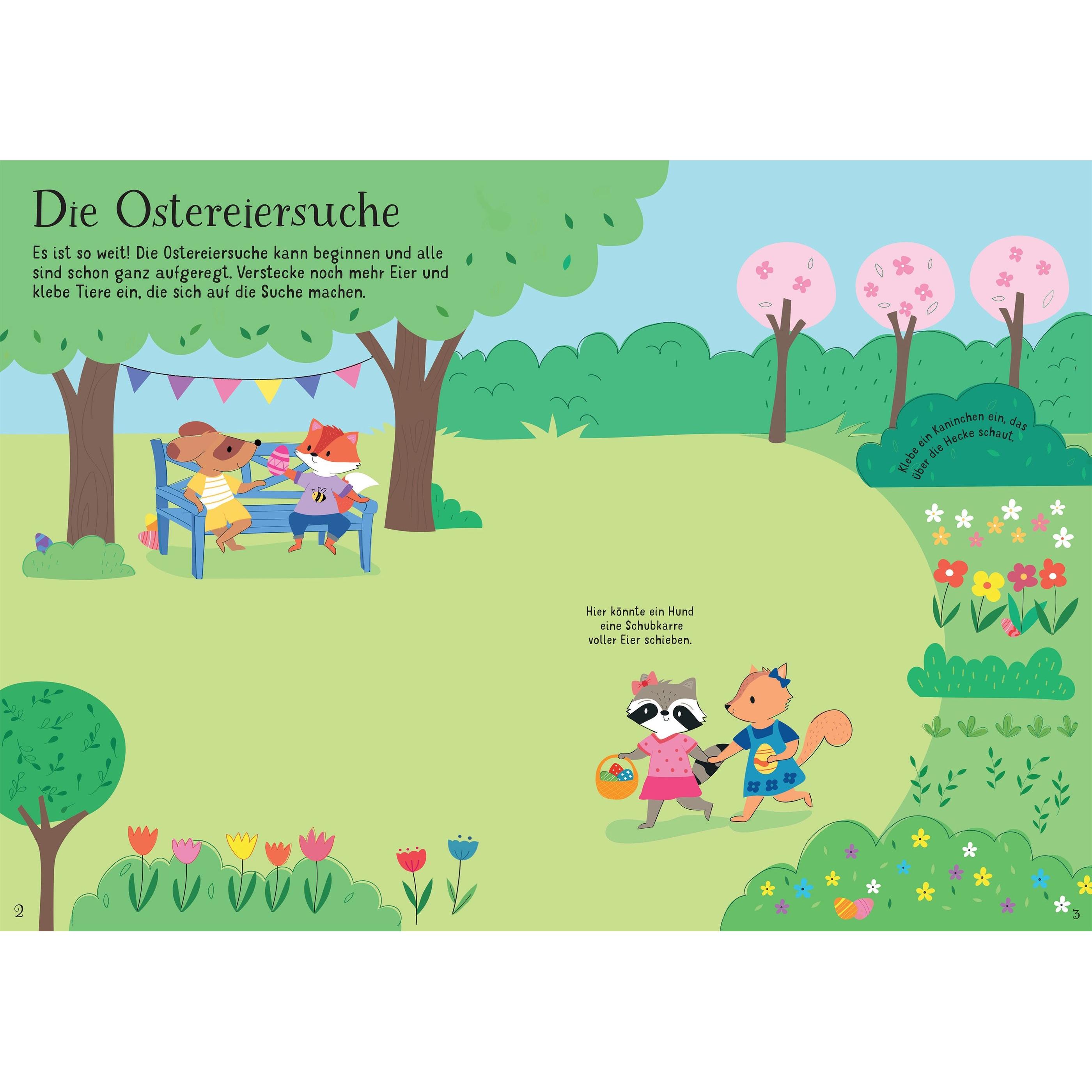 Thumbnail - Usborne Publishing, Osterdeko, Mein Immer-wieder-Stickerbuch: Ostern (24 x 17 cm)