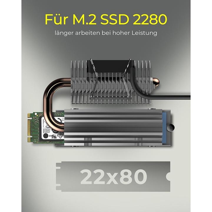 Actual product image Icy Box Kühlkörper IcyBox SSD M.2 schwengbar