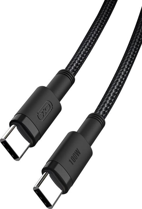 Actual product image xO cable NB-Q199 PD USB-C - USB-C 1,5m 100W black (1.50 m, 100 W)